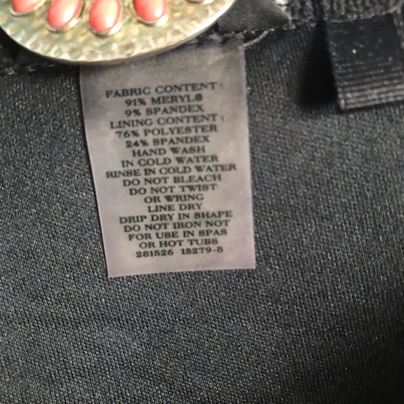 Bandeau Bikini Top Ann Taylor Size XS Black - Picture 8 of 8